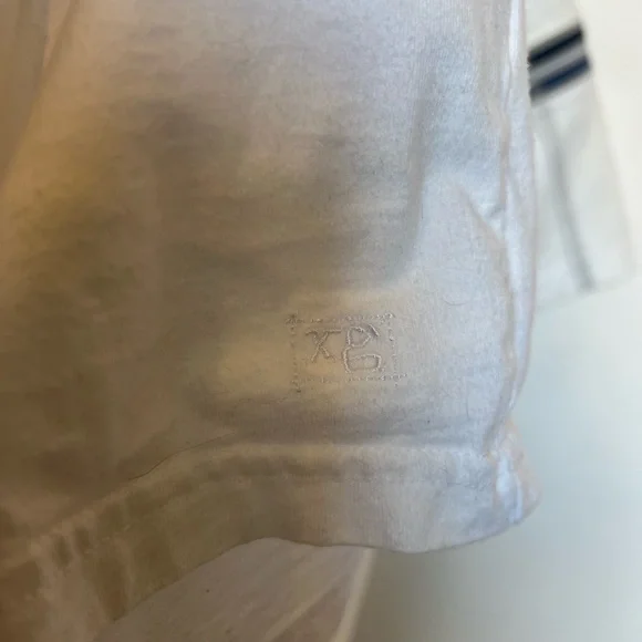 XG Extreme Quality White Stripe Tee Early 2000s Skate Surf Style Size M - Picture 10 of 14